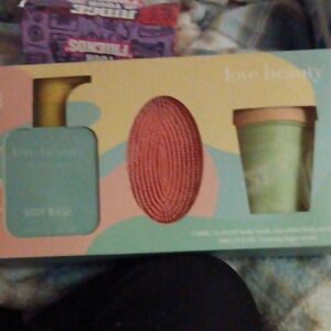 Bath & Body Set - Green and Orange